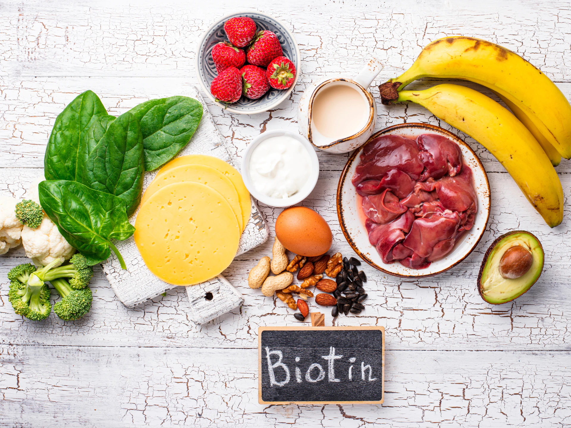 owoce i warzywa zawierajace biotyne